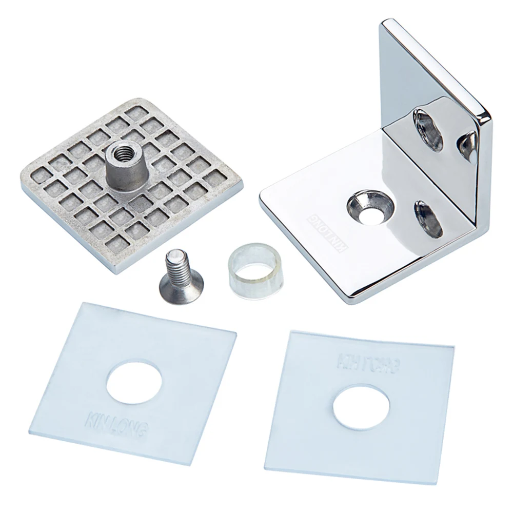 de vidro montagem ferragens da sala chuveiro 2 pcs 02