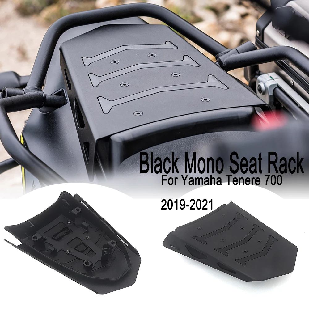 Nuovi Accessori Moto Neri Coprisedile Mono Sedile Rack Per Yamaha Tenere 700 T7 Rally 2019 2020 2021