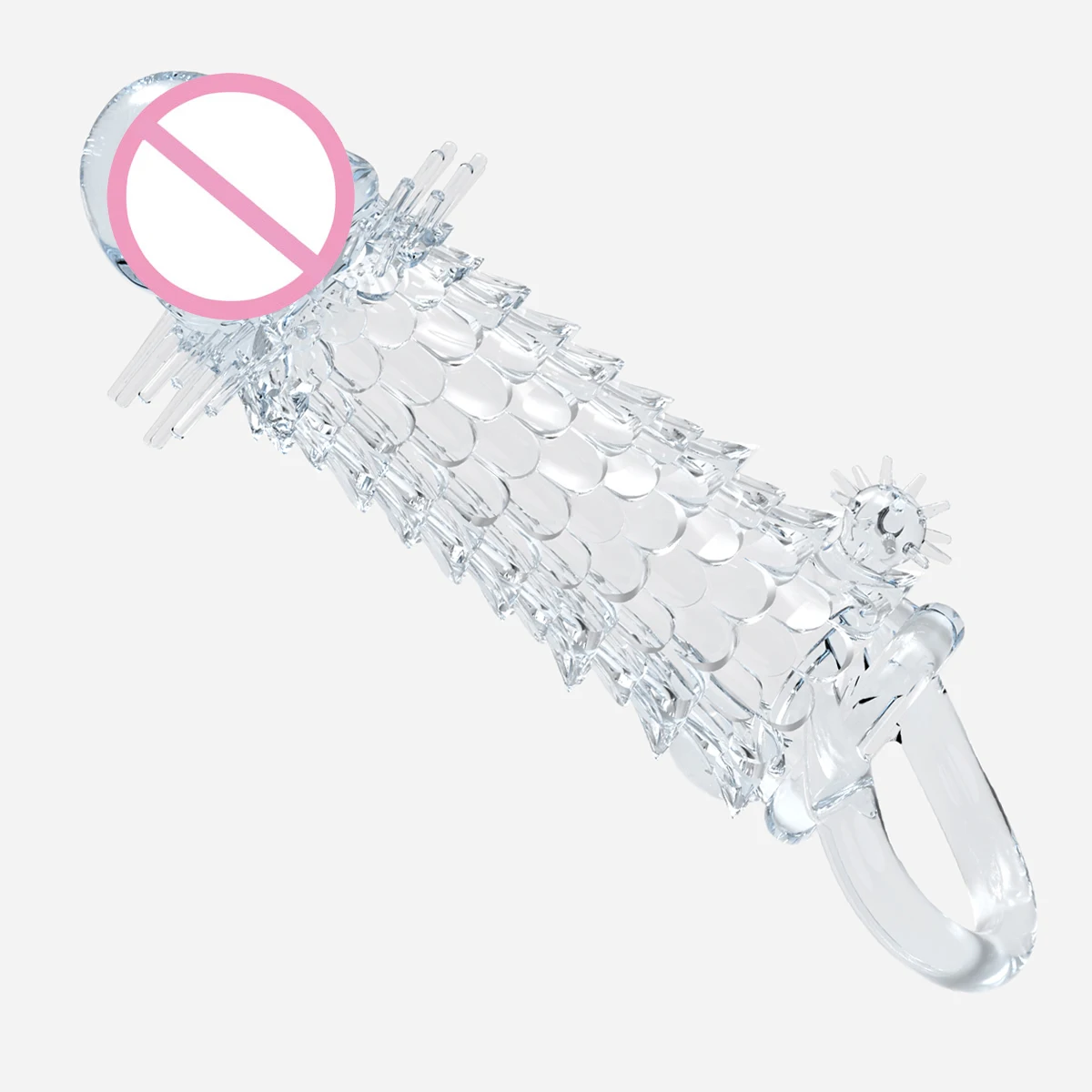 Herbruikbare siliconen penis sleeve voor vertraging_voghion.com
