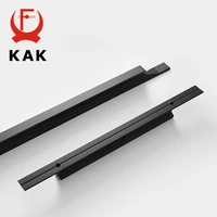 KAK Gold ตู้จับอลูมิเนียมสีดําห้องครัวตู้ประตูดึงลิ้นชัก Barn ประตูเฟอร์นิเจอร์ Handle 6