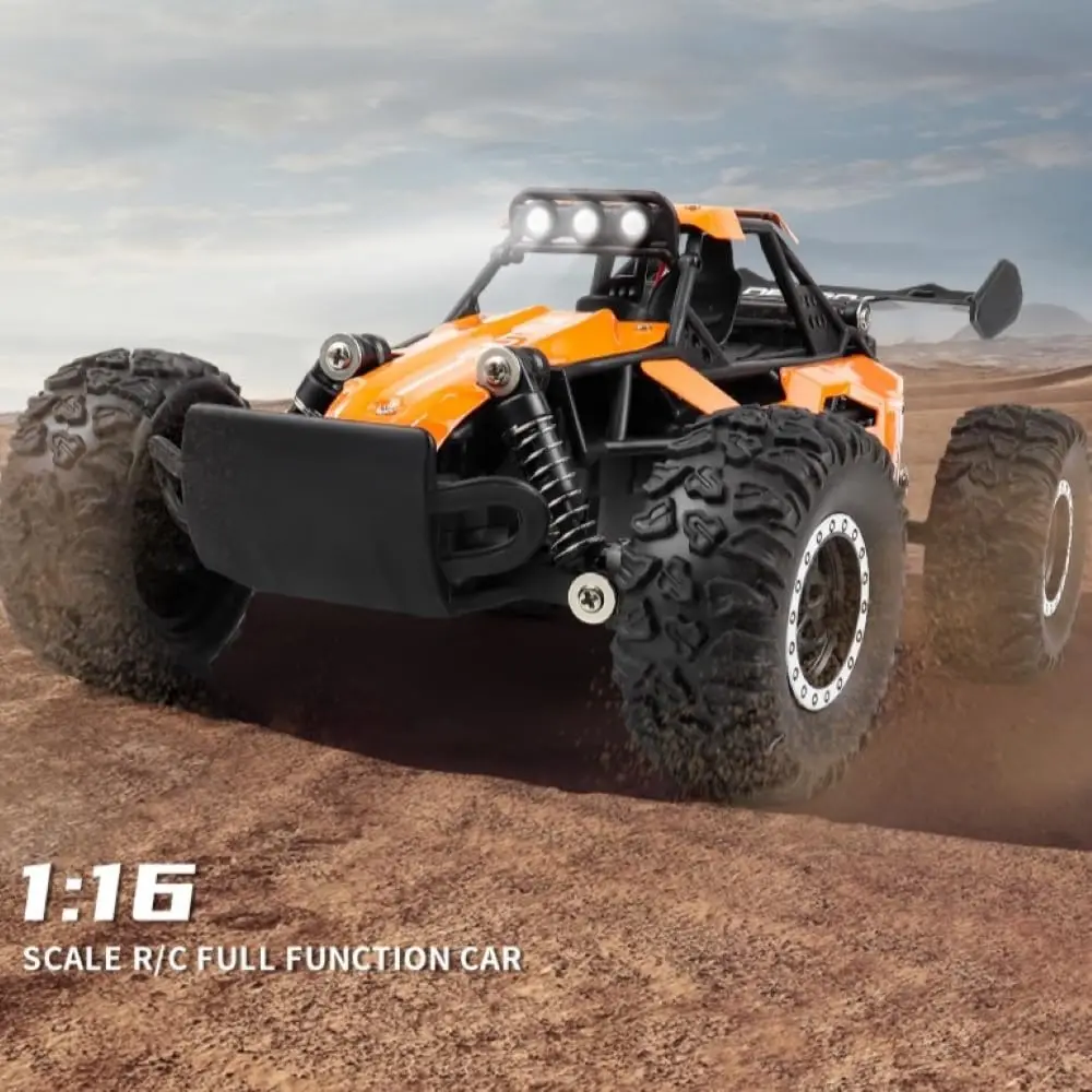 RC Car Remote Control Buggy Truck Racing Climbing Drift Children Boy Toys Gift 2WD 1:16 2.4G with Led Lights pull back car