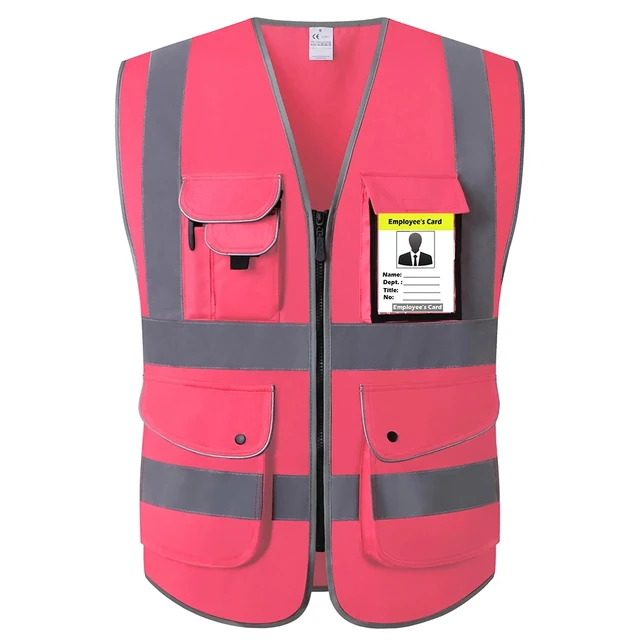 Hi Vis Straps A-SAFETY Pink Safety Vests For Women,Working Safety