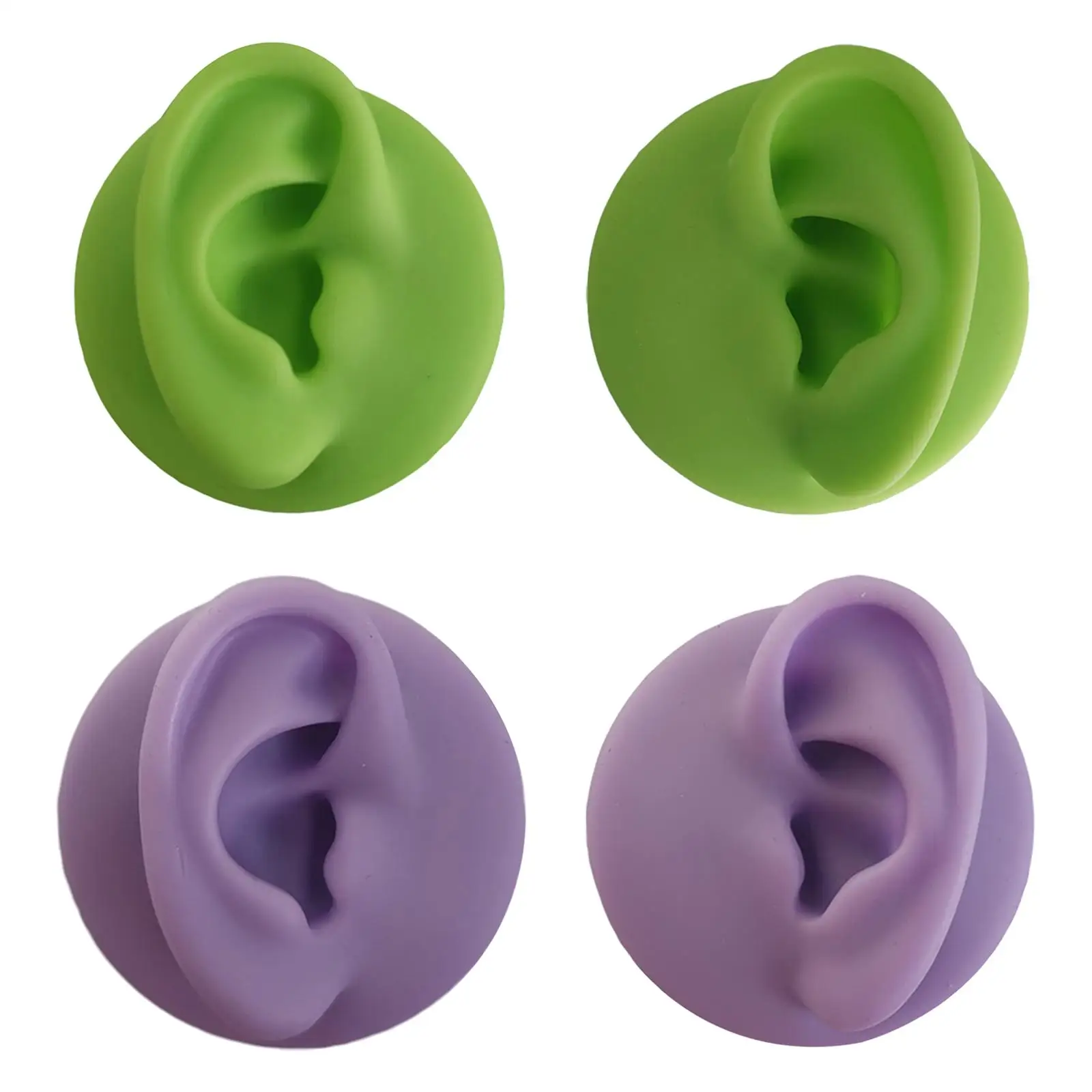 Silicone Ear Model Body Part Imitation Reusable Professional Artificial