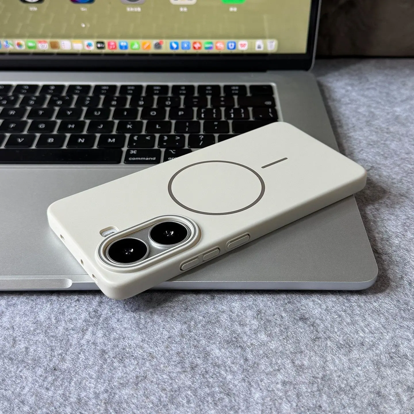 MagSafe Matte Hard PC Ultra-Thin Shockproof Bumper Case