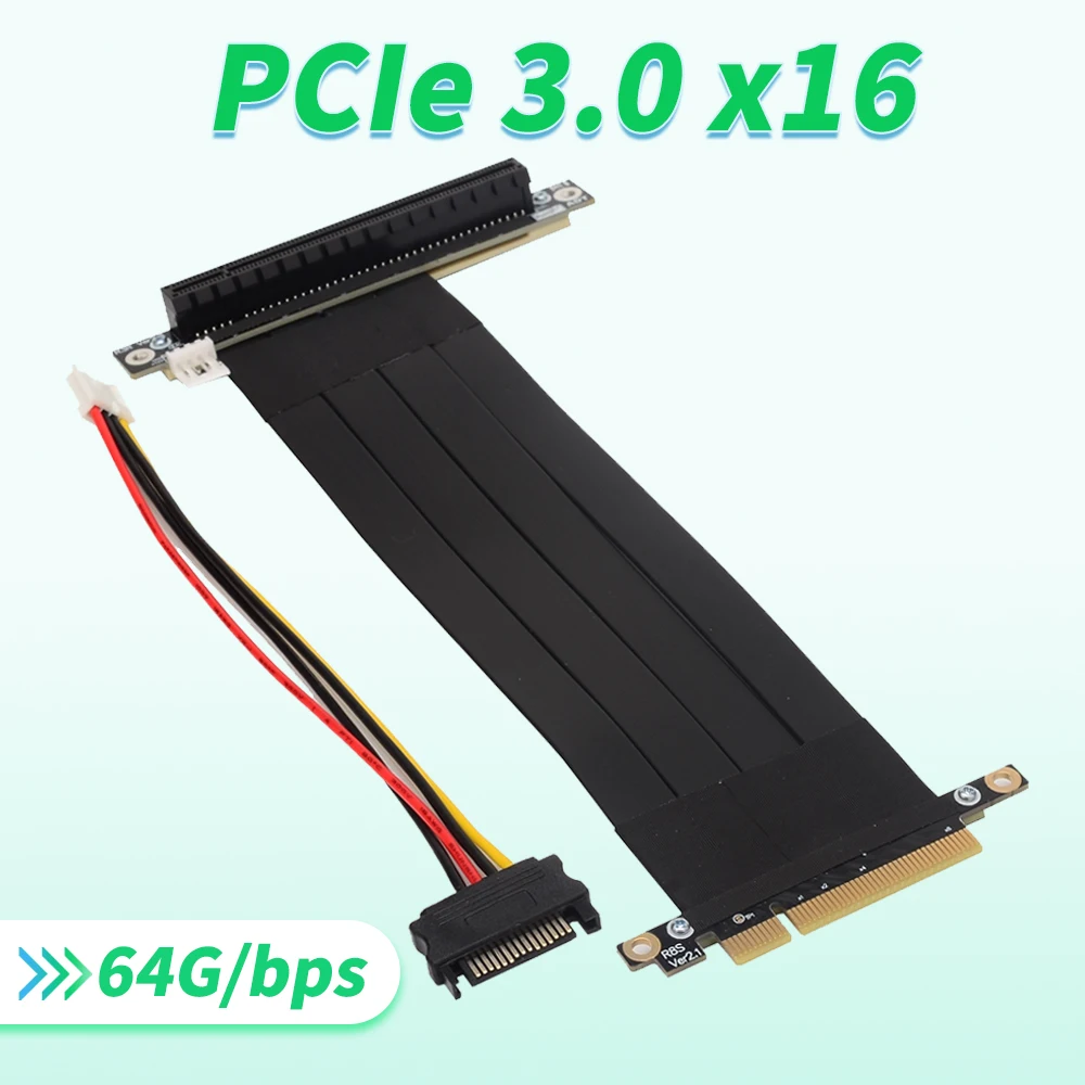 

PCIE X8 до X16 ETH Удлинительный кабель для майнинга PCI-e 8x 16x Райзер x99 сервер RTX 3060 2060 3070 3080 3090 мультикарта Ethernet Майнер