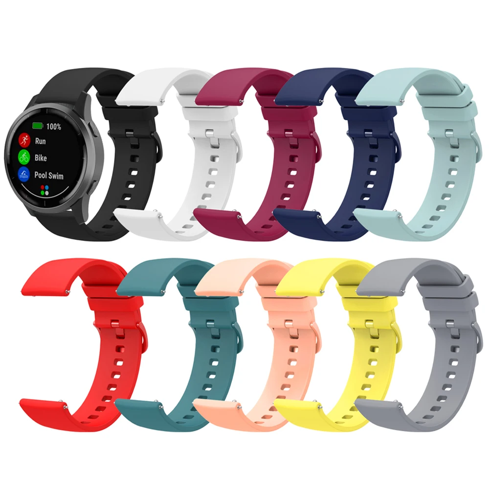 Versatile Silicone Watch Strap, Multiple Size Options