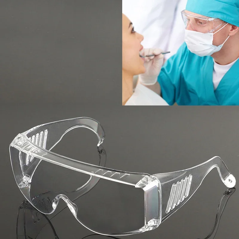 Unisex Transparent Fog&UV Resistant Safety Glasses Goggle Eye Protection Lab Protective Eyewear Lens Workplace Anti-dust Glasses