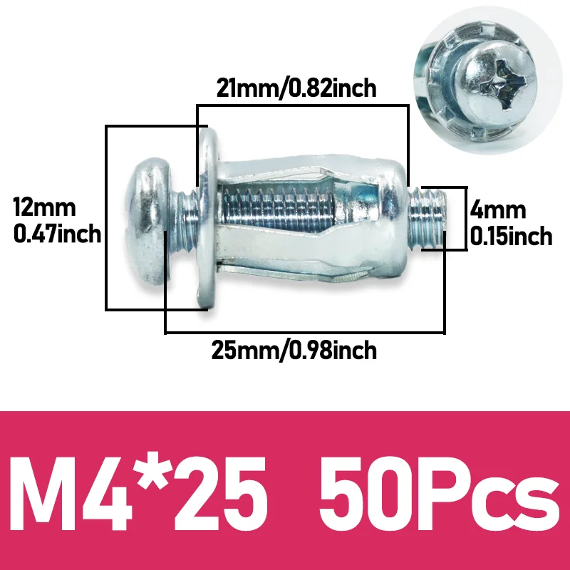 M4x25 (50Pcs)