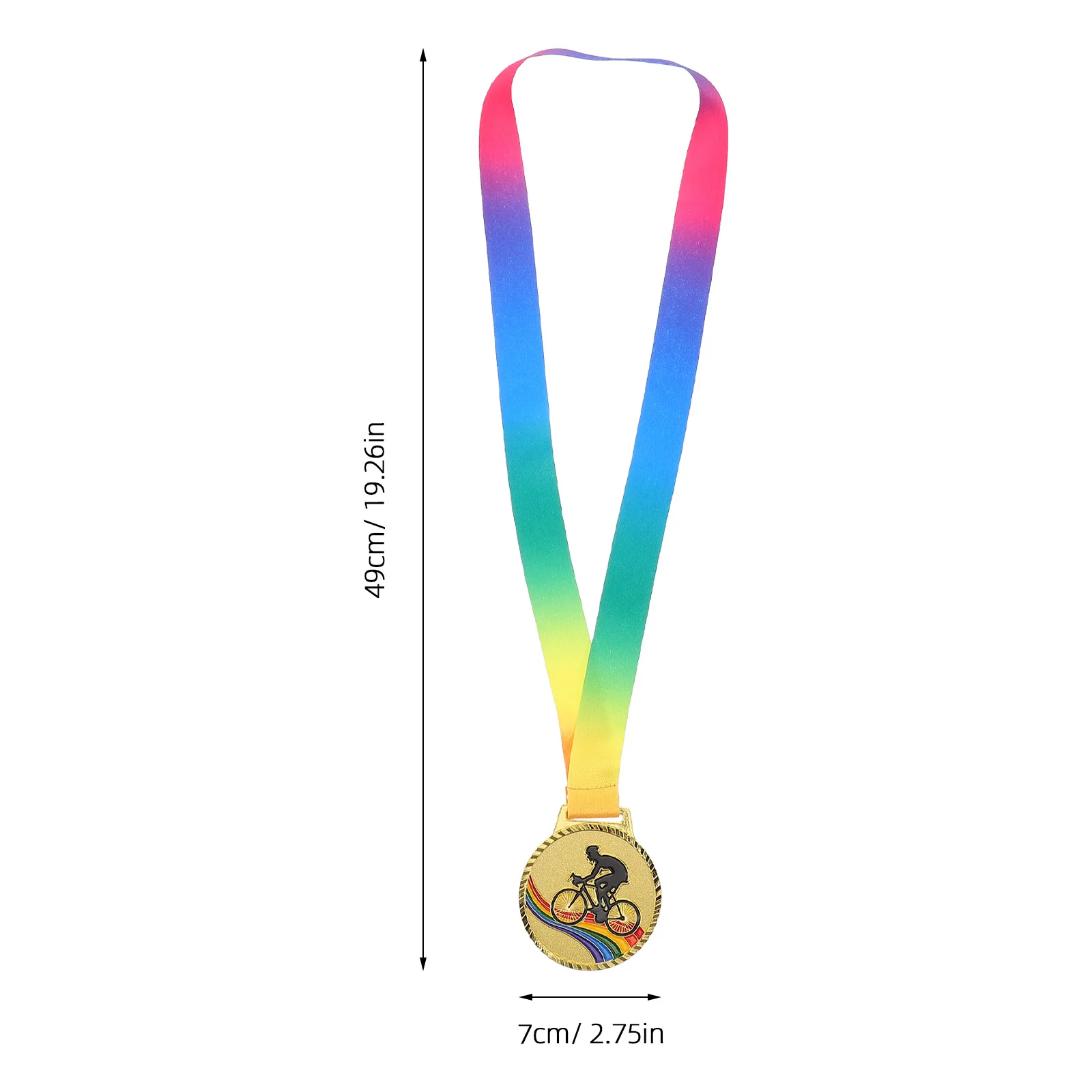 1Pc Zinc Alloy Taekwondo Medal Gold Medal Award Cycling Recognition Sports Competition Medals Biking Trophy Medals Team