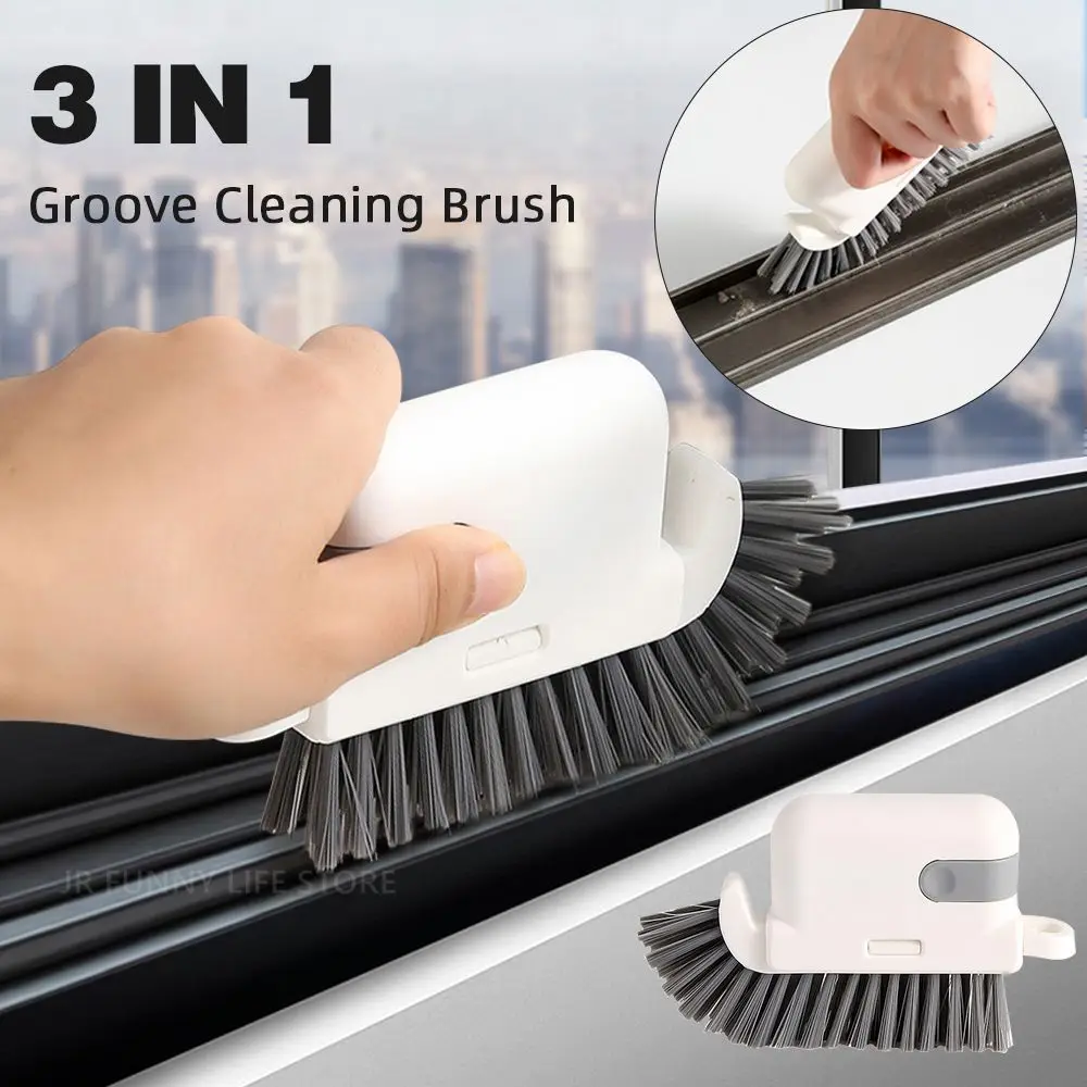 3IN1WindowGrooveCleaningBrushMultifunctionalWindowsSlotCleanerHouseholdGapCleaner