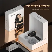 Sèche-cheveux ultra silencieux à ions négatifs, haute puissance, lumière bleue, haute vitesse, recommandé pour les salons de coiffure à domicile, nouvelle génération, 2400W 2