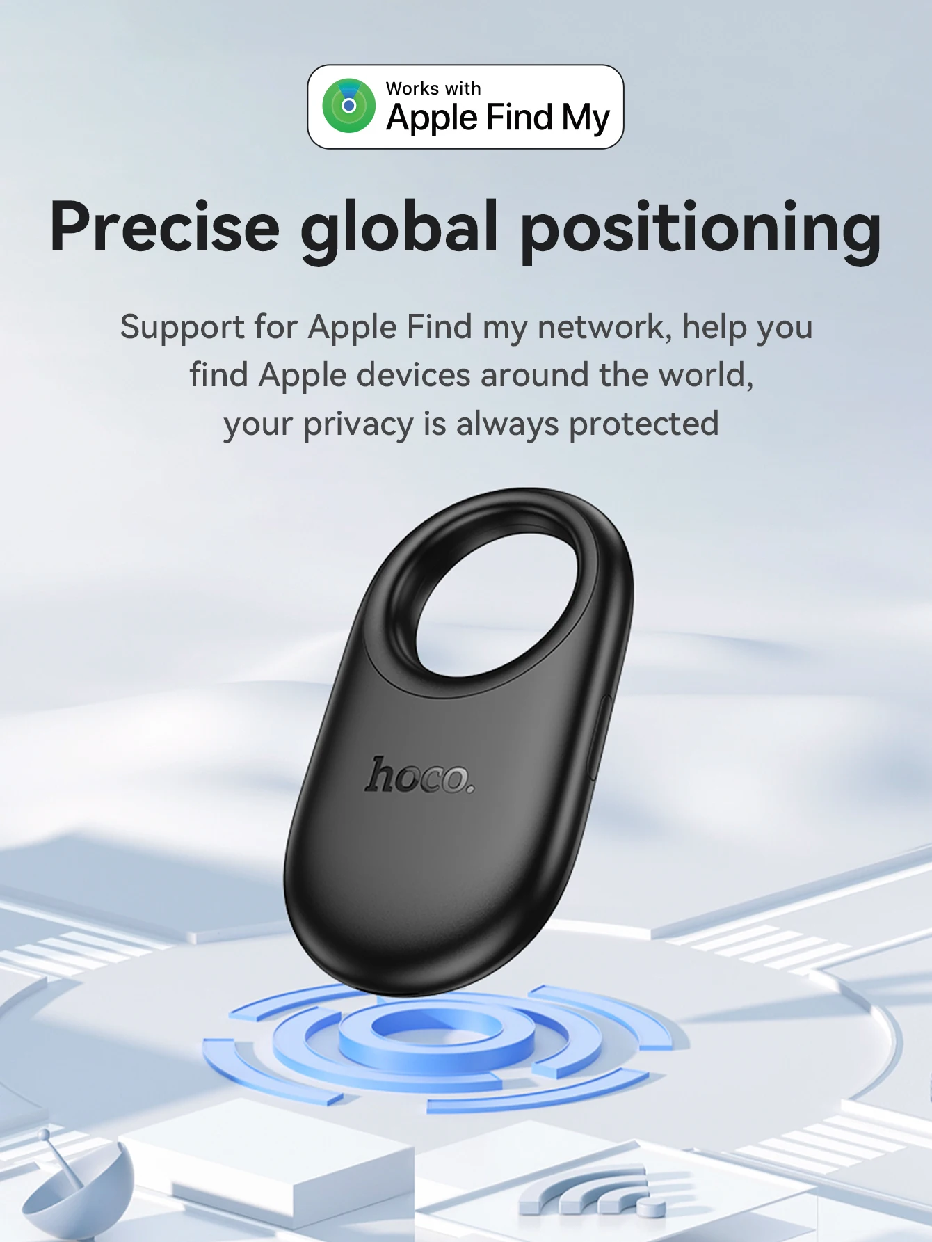 E94 Airtag Pet Tracker - Smart GPS Key Finder for Kids  Elderly