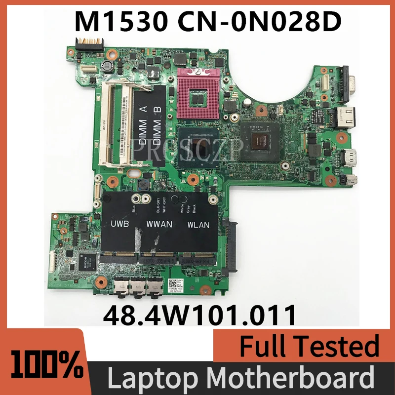 

CN-0N028D 0N028D N028D Free Shipping Mainboard For XPS Serie M1530 Laptop Motherboard 07212-1 48.4W101.011 100%Full Working Well