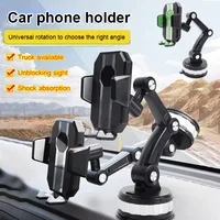 Suction-Cup Type Car Phone Holder Adjustable Car Phone Mount Dashboard Car Mount With Silicon Sucker - Image 2
