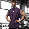 Summer Fitness Sports Tank Top Men's Breathable Loose Fit Training Sleeveless T-shirt Quick Drying vest male Fitness Clothing 3