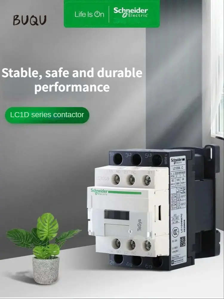 Schneider Electric Contactor - LC1D38B7C, 24VAC 50/60Hz Coil 3 thumbnail image