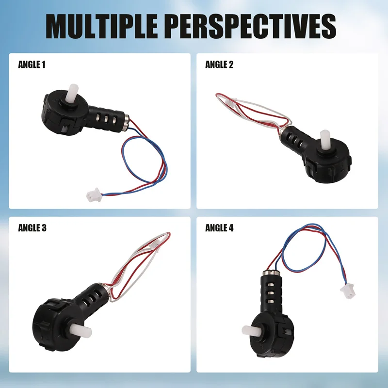 Quatre moteurs du Kit de 4 Moteurs pour Drone E88 E525 P8 - Pièces de Rechange RC, disposés en carré, détails des hélices