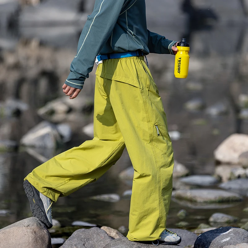 Unisex Loose Fit Hiking Pants with Utility Pockets