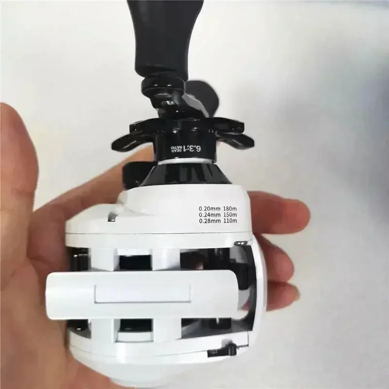Fishing Reel OKUMA fishing reel metal wire cup 6.3:1 water droplet wheel 10KG magnetic brake fishing bait carp reel