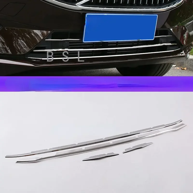 

Хромированная Декоративная полоса для переднего бампера volvo xc60 2018 2019 2020 2021