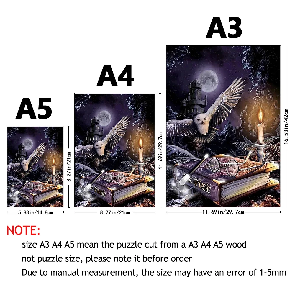 The End of the World Puzzle Eagle Wooden Puzzle Personalized 3D Adult and Children's Gifts Education Children's Toys