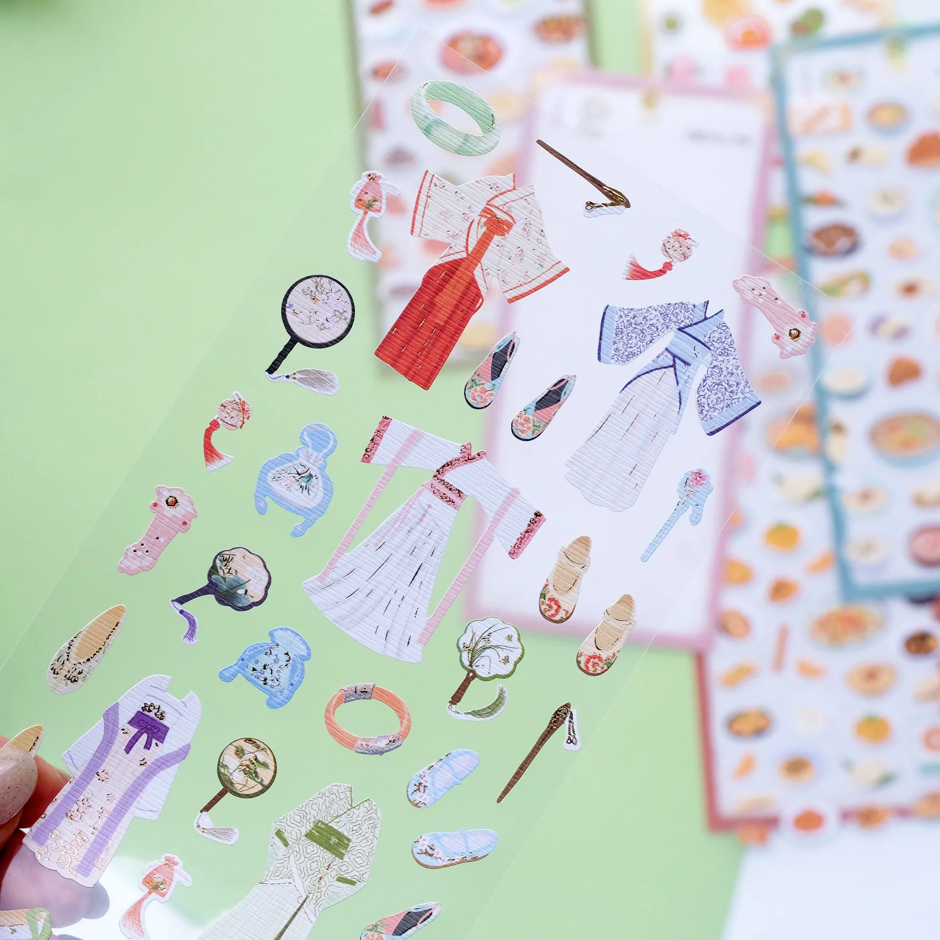 Cute Japan food stickers junk journal supplies aesthetic scrapbooking material planner home decorative DIY stationery stickers