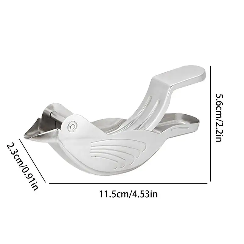 Stylish Bird Shaped Stainless Steel Lemon Squeezer