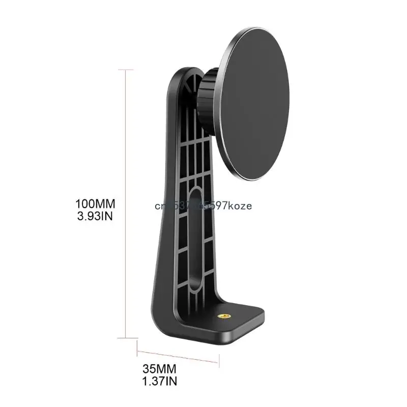 알루미늄 합금 자석 삼각대 어댑터 360° 회전 전화 삼각대 마운트 1/4인치