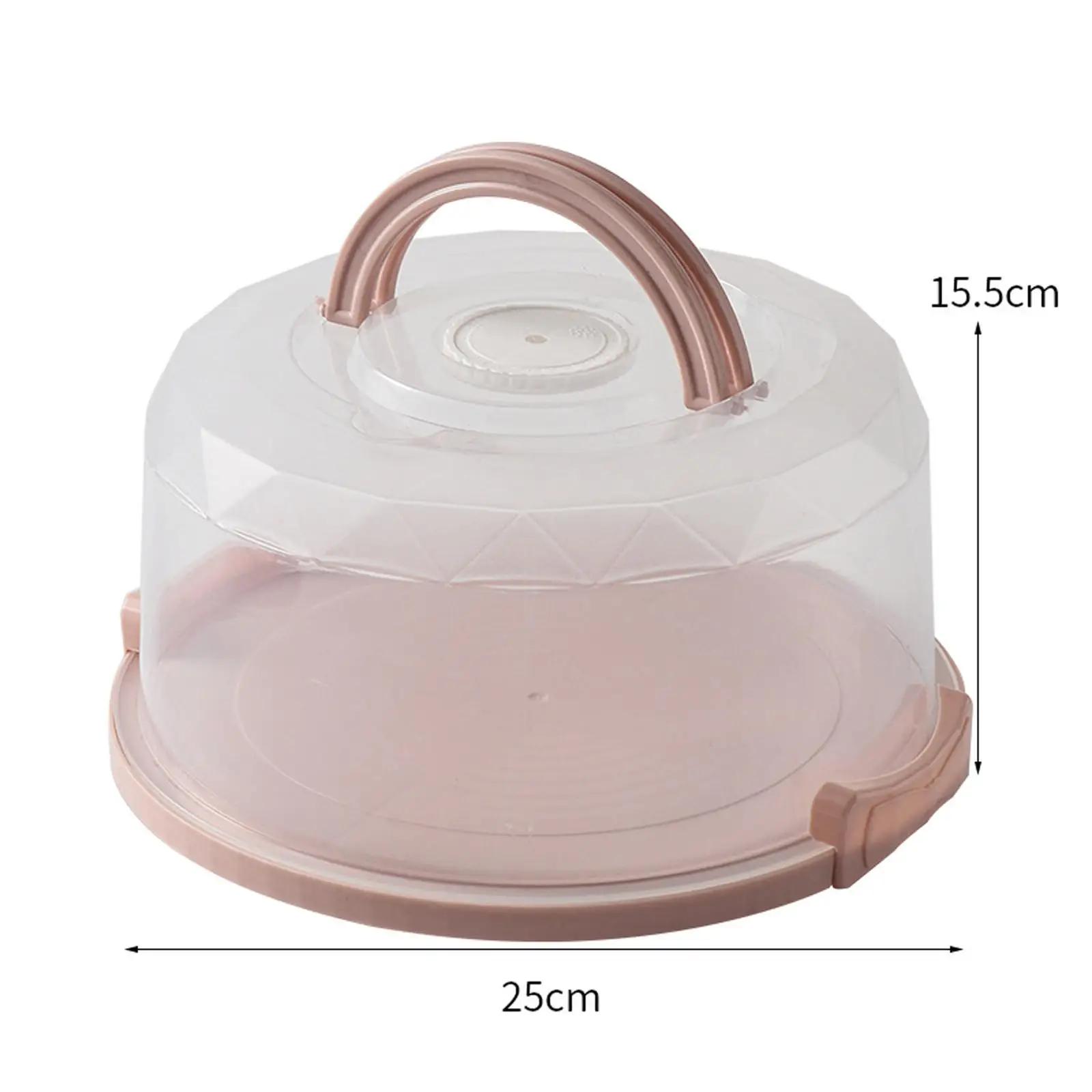 8inch Pie Cake Carrier Lid and Handle Round Cake Transport Container Holder Party Camping Kitchen Picnic food storage container food storage box food storage can