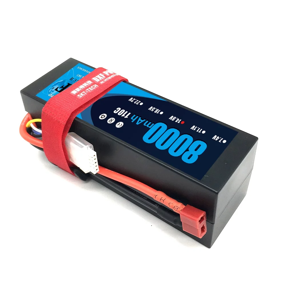 

DXF 8000MAH 110C 14.8V 4S lithium battery ship model navigation model A-cell