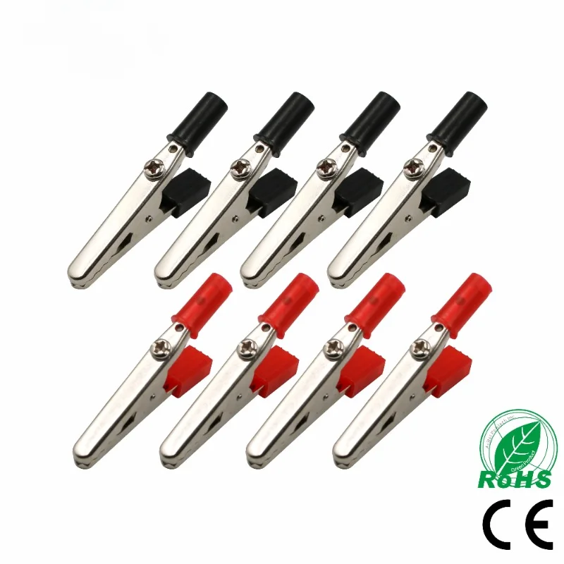 Alligator Clips Test Clip 10 Pieces Metal Alligator Clips with Screws And Solder Ports