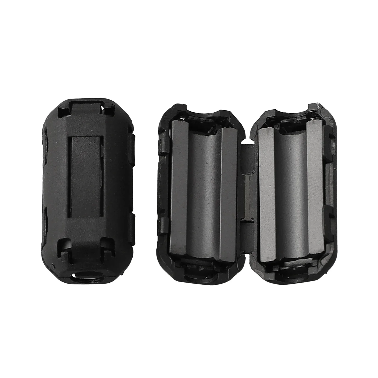 10Pcs 3.5/5/7/9/13mm 토로 이달 코어 페라이트 비드 클립 초크 RFI 잡음 필터 클립 USB/비디오 케이블 전원 코드