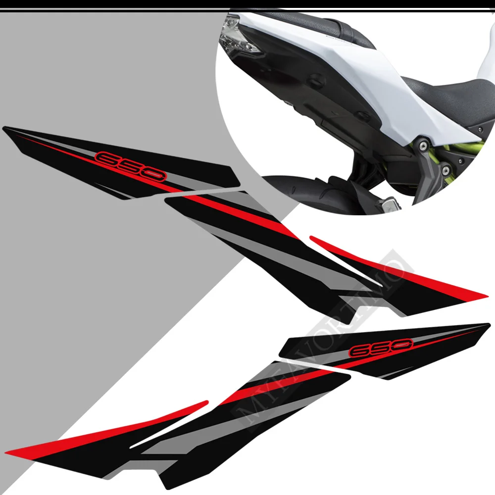 Nuovo 2018 2019 2020 2021 Per Kawasaki Z650 Z 650 Protector Tank Pad Stickers Decal Kit Knee Emblem Badge Logo Carenatura Protezione