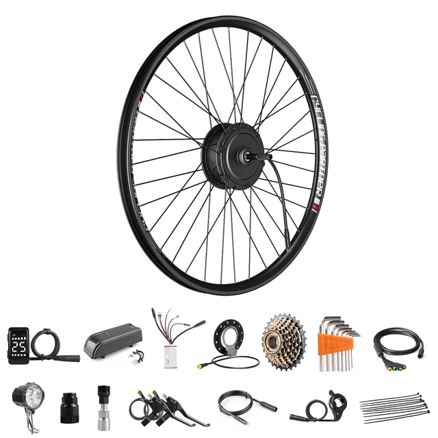 Kit motor para bicicleta eléctrica 29” 500W rueda trasera tipo cassette