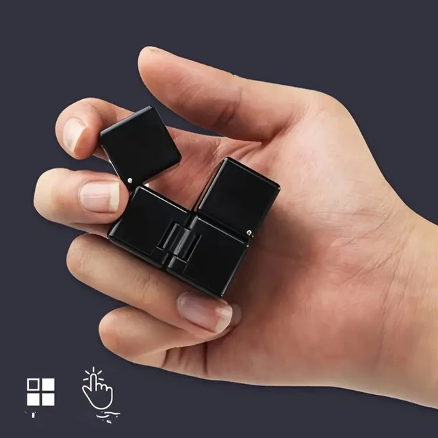 SENGSO Infinity Cube,Fidget Cube New Version Fidget Finger Toys  for Stress and Anxiety Relief/ADHD, Ultra Durable Sensory Gifts 3