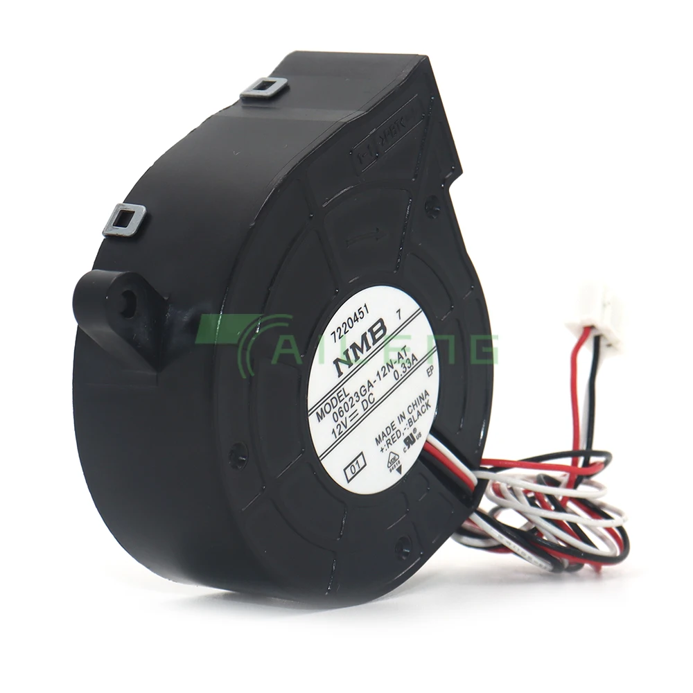 Ventilador Turbina Nmb Projetor Turbo Blower 6cm 06023ga12n-at 12v 0.33a Novo - Imagem 2