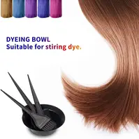 Kit de coloration de cheveux 4 pièces, brosse de teinture de cheveux, outils pour kit de coloration de cheveux – ensemble d'outils de teinture professionnels – Parfait pour le bricolage et l'utilisation en salon 4