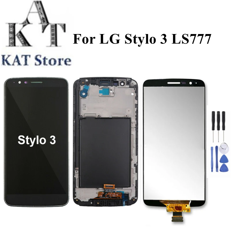 

5.7" LCD Display Touch Screen For LG Stylus 3 Stylo 3 LS777 L84Vl M430 LCD Digitizer Assembly With Frame Phone Part Replacement