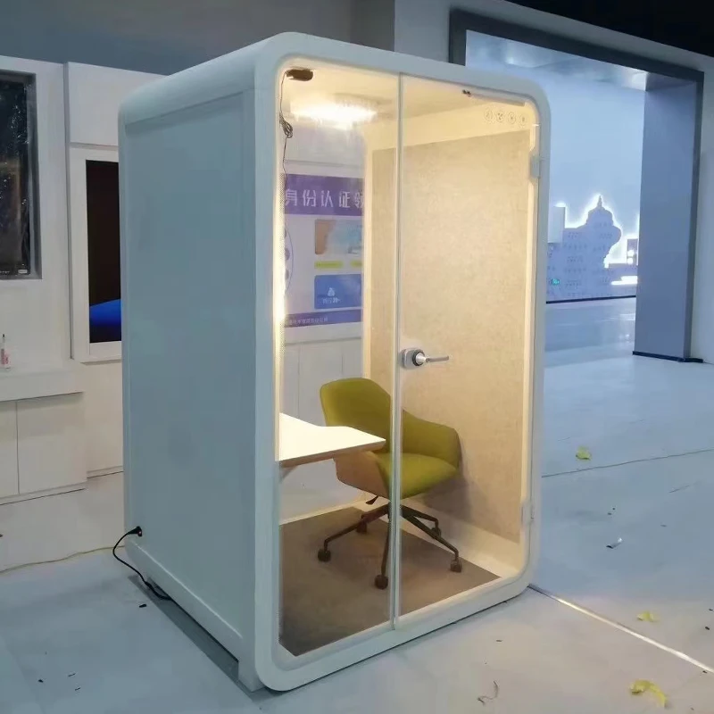 FlatPackSoundproofRoomPrivatePodOfficeCapsuleSpaceBedSleep