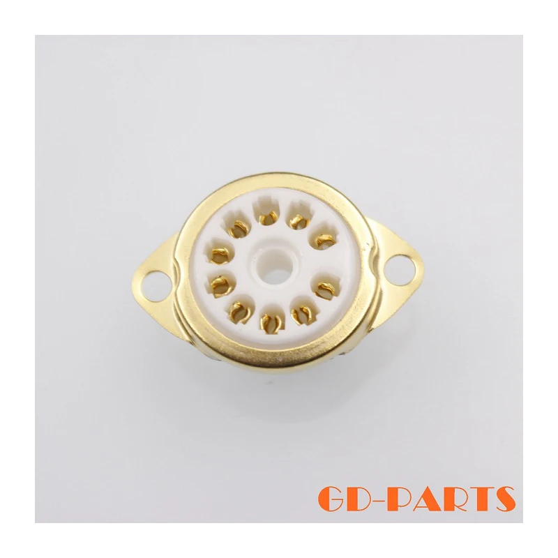 

10-pin electronic socket Small ten-pin gold-plated socket 6X9 6U9 6AF9 6AB9 tube seat vacuum tube socket