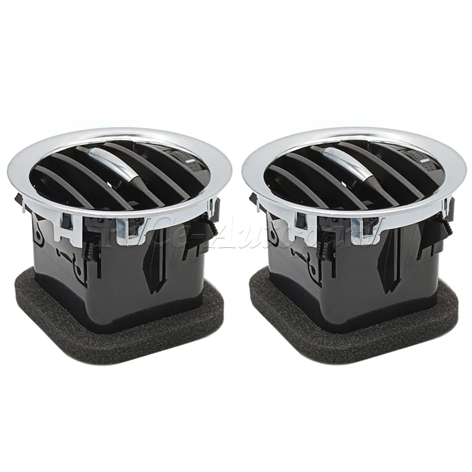 Lot De 2 Grilles D'aération Noires Pour Opel Adam Et Corsa D - ABS, Remplacement D'origine - 12