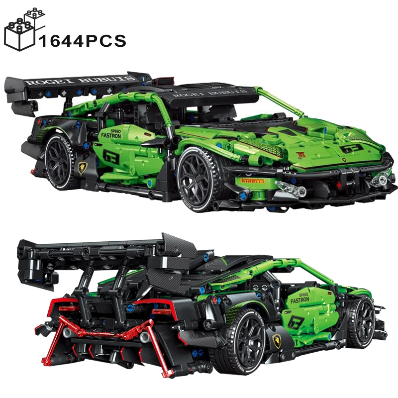 PlaneteJouets.com Lamborghini compatible avec briques LEGO Technic 1644 Pcs