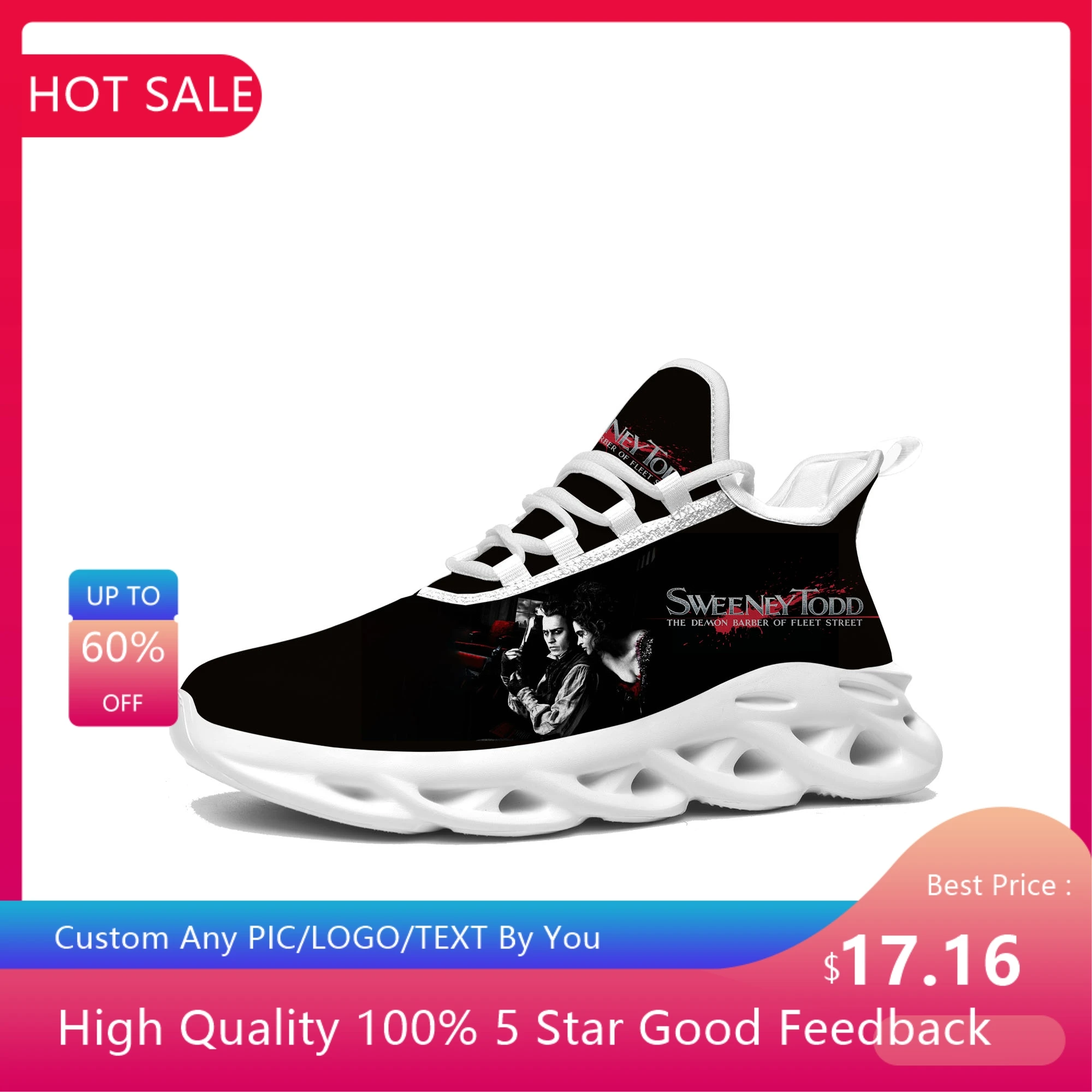 

Sweeney Todd The Demon Barber of Fleet Street Flats Sneakers Mens Womens Sports Shoes Sneaker Lace Up Mesh Footwear custom Shoe