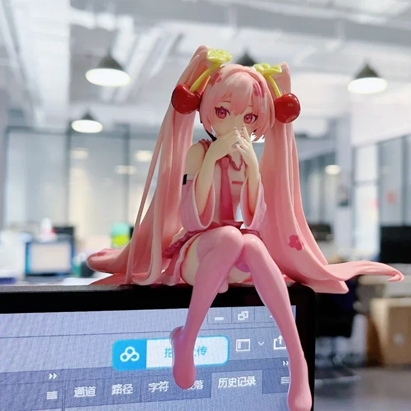 

Anime Original Hatsune Miku Action Figures Sakura Kawaii Miku Figurine Collectible Cartoon Decor Dolls Surprise Gift Trendy Toys