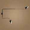 Industrial Dawn Spider Serge Mouille Wall Lamp with Swtich LED Designer Adjustable Swing Arm Wall Mounted Art Decor Home Loft 3