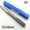 1Pc HSS Morse Taper Shank Reamer H7 HSS Machine Chucking Reamer Cutter 12-42mm for CNC Drilling Machine 1