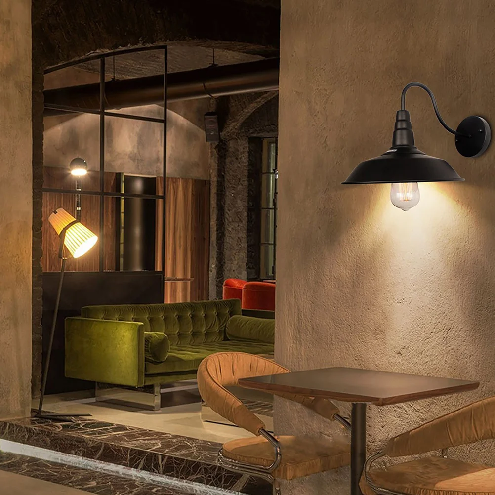 

Настенный ретро-светильник в классическом стиле, стандартный американский паб для помещений, промышленный отель, бар, коридор, железный винтажный балкон