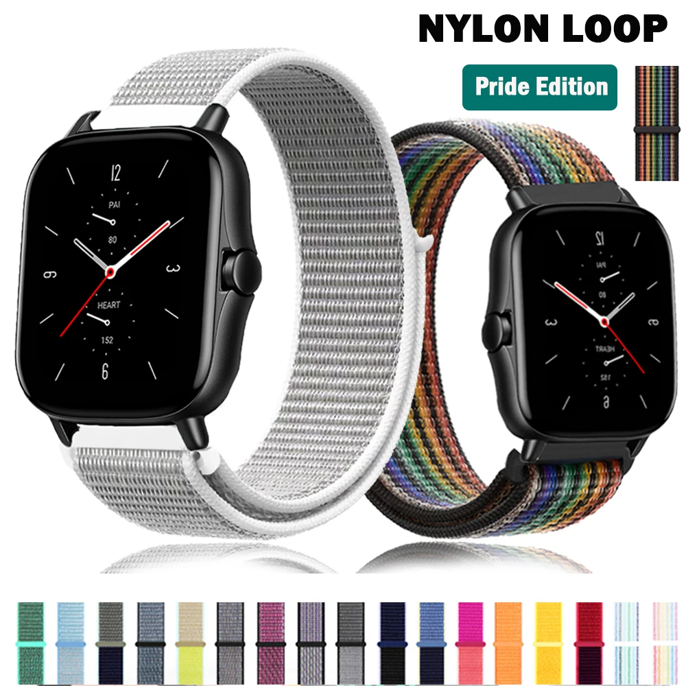 Nylon Loop Sport Strap – Adjustable and Durable 20mm/22mm Bracelet