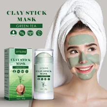 Green Tea Clay Mask Against Face Acne Blackhead Remover Mask Cream Facial Deep Cleansing Skin Care Oil Control Skin Care Tools tanie tanio MOJOYCE CN (pochodzenie) Brak Jedna jednostka