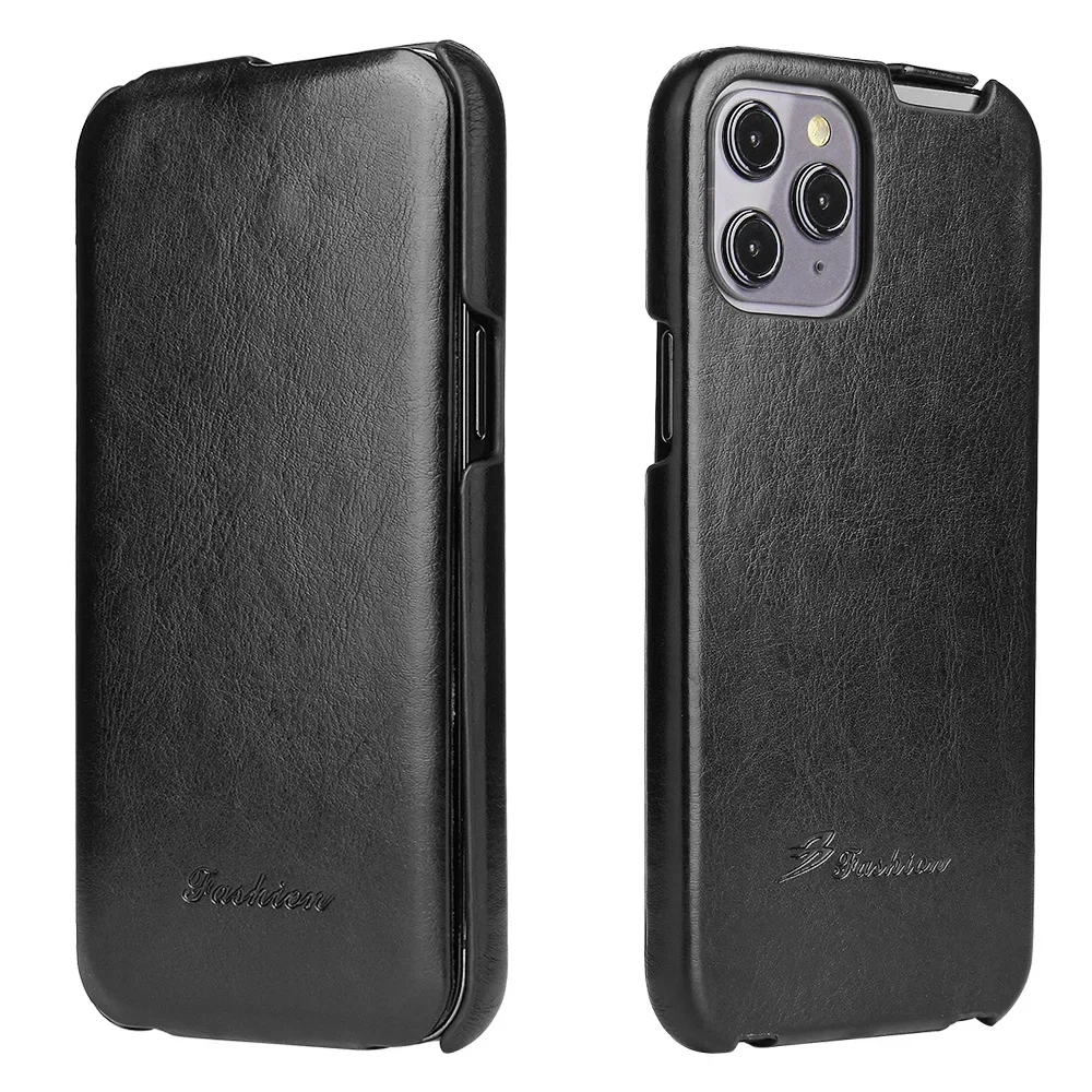 Luxurious Leather Vertical Flip Case - Premium Full Protection